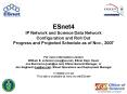 ESnet4 IP Network and Science Data Network Configuration and Roll Out Progress and Projected Schedul PowerPoint PPT Presentation