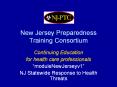 New Jersey Preparedness Training Consortium PowerPoint PPT Presentation