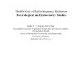 Health Risk of Radiofrequency Radiation Toxicological and Laboratory Studies PowerPoint PPT Presentation