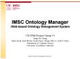 IMSC Ontology Manager :Webbased Ontology Management System PowerPoint PPT Presentation