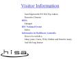 Visitor Information PowerPoint PPT Presentation