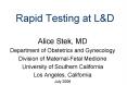 Rapid Testing at L PowerPoint PPT Presentation