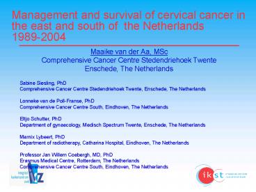 Maaike van der Aa, MSc