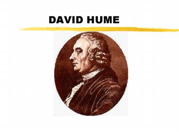 DAVID HUME