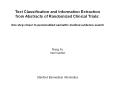 Text Classification and Information Extraction from Abstracts of Randomized Clinical Trials: PowerPoint PPT Presentation