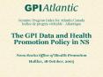Genuine Progress Index for Atlantic Canada Indice de progrs vritable Atlantique The GPI Data and Hea PowerPoint PPT Presentation