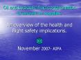 Oil and hydraulic fluid contamination of aircraft air supplies' An overview of the health and flight PowerPoint PPT Presentation