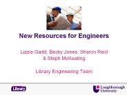 New Resources for Engineers