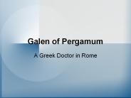 Galen of Pergamum