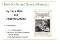 Rare Books and Special Materials PowerPoint PPT Presentation