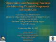 CULTURAL COMPETENCY: HEALTH CARE MEETING THE CHALLENGE OF DIVERSE SOCIETIES The New YorkJerusalem Di PowerPoint PPT Presentation