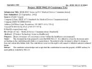 Issues in Medical Device Wireless Communication Technology Usage