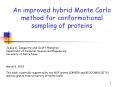 An improved hybrid Monte Carlo method for conformational sampling of proteins PowerPoint PPT Presentation