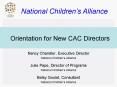Orientation for New CAC Directors PowerPoint PPT Presentation