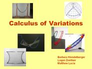 Calculus of Variations
