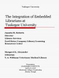 The Integration of Embedded Librarians at Tuskegee University PowerPoint PPT Presentation