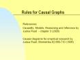 Rules for Causal Graphs PowerPoint PPT Presentation
