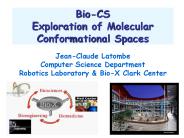 Bio-CS Exploration of Molecular Conformational Spaces