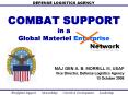 COMBAT SUPPORT in a Global Materiel Enterprise PowerPoint PPT Presentation