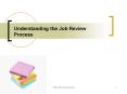 Understanding the Job Review Process PowerPoint PPT Presentation
