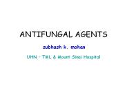 ANTIFUNGAL AGENTS