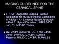 IMAGING GUIDELINES FOR THE CERVICAL SPINE PowerPoint PPT Presentation