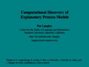 Computational Discovery of Communicable Knowledge