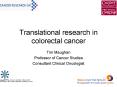 Translational research in colorectal cancer PowerPoint PPT Presentation