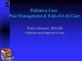 Palliative Care: Pain Management PowerPoint PPT Presentation