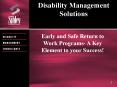 Disability Management Solutions PowerPoint PPT Presentation