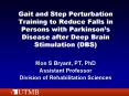 Gait and Step Perturbation Training to Reduce Falls in Persons with Parkinsons Disease after Deep Br PowerPoint PPT Presentation