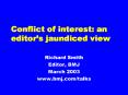 Conflict of interest: an editor PowerPoint PPT Presentation