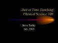Just in Time Teaching Physical Science 100 PowerPoint PPT Presentation