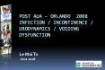 Post AUA Orlando 2008 Infection Incontinence Urodynamics Voiding Dysfunction PowerPoint PPT Presentation