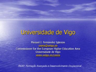 Universidade de Vigo