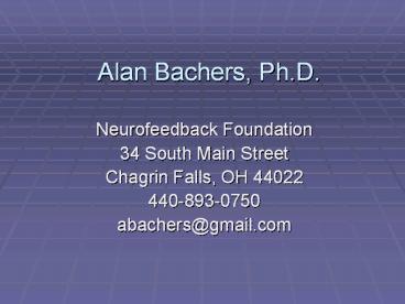 Alan%20Bachers,%20Ph.D.