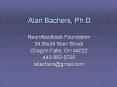 Alan%20Bachers,%20Ph.D. PowerPoint PPT Presentation