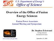 U'S' Department of Energys Office of Science