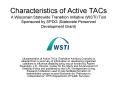 Characteristics of Active TACs A Wisconsin Statewide Transition Initiative (WSTI) Tool Sponsored by SPDG (Statewide Personnel Development Grant) PowerPoint PPT Presentation