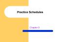 Practice Schedules PowerPoint PPT Presentation