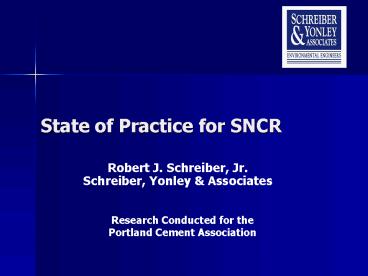 State of Practice for SNCR