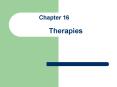 Chapter 16 Therapies PowerPoint PPT Presentation