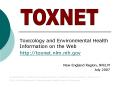 Toxicology and Environmental Health Information on the Web PowerPoint PPT Presentation