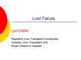 Liver Failure PowerPoint PPT Presentation