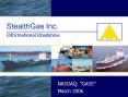 StealthGas Inc. PowerPoint PPT Presentation