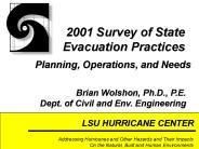LSU HURRICANE CENTER