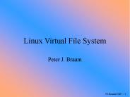 Linux Virtual File System