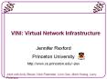 VINI: Virtual Network Infrastructure PowerPoint PPT Presentation