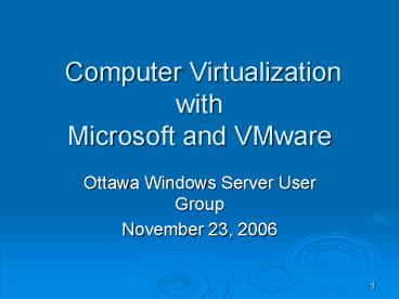 presentation player overlay