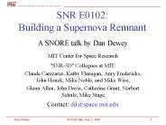 SNR E0102: Building a Supernova Remnant
